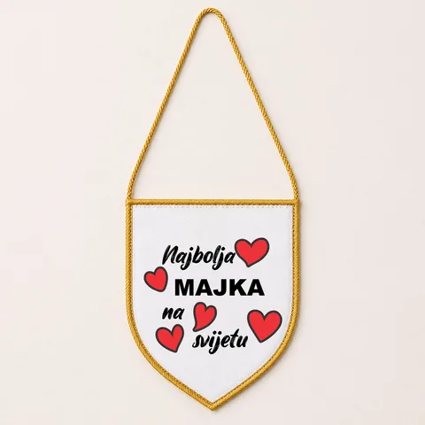 Најбоља мајка на свијету - Заставица – артикл са принтом