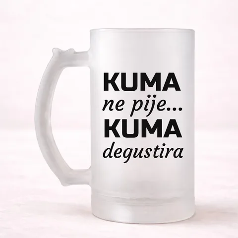 Кума не пије, кума дегустира - Кригла – артикл са принтом
