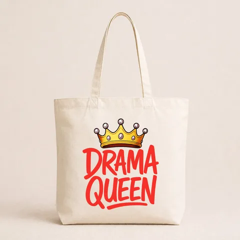 Drama qeen - Pamučni ceger – proizvod sa printom