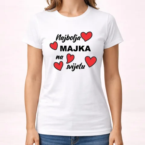 Najbolja majka na svijetu - Majica - Ženska