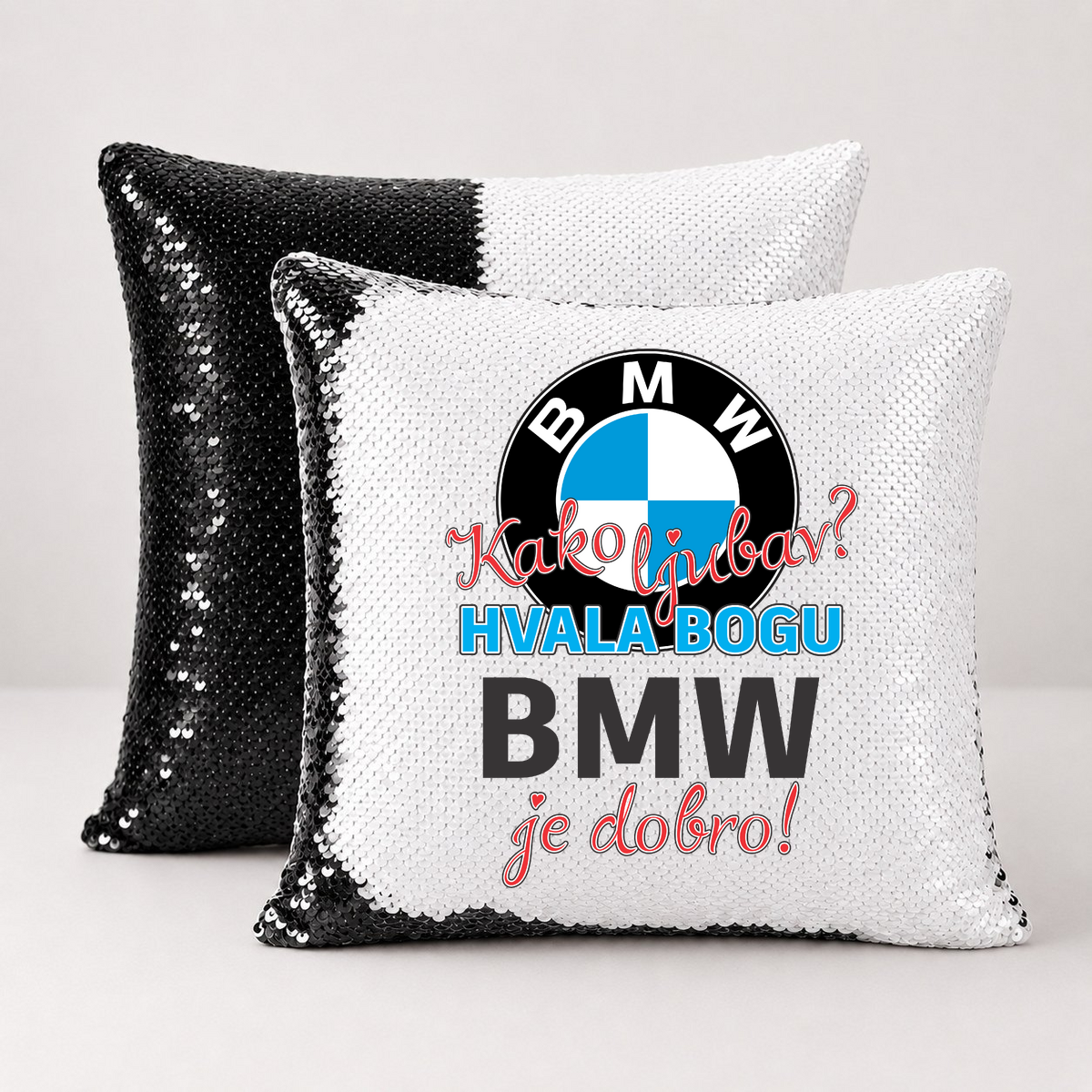 Како љубав Хвала богу BMW је добро - Јастук магични – приказ артикла