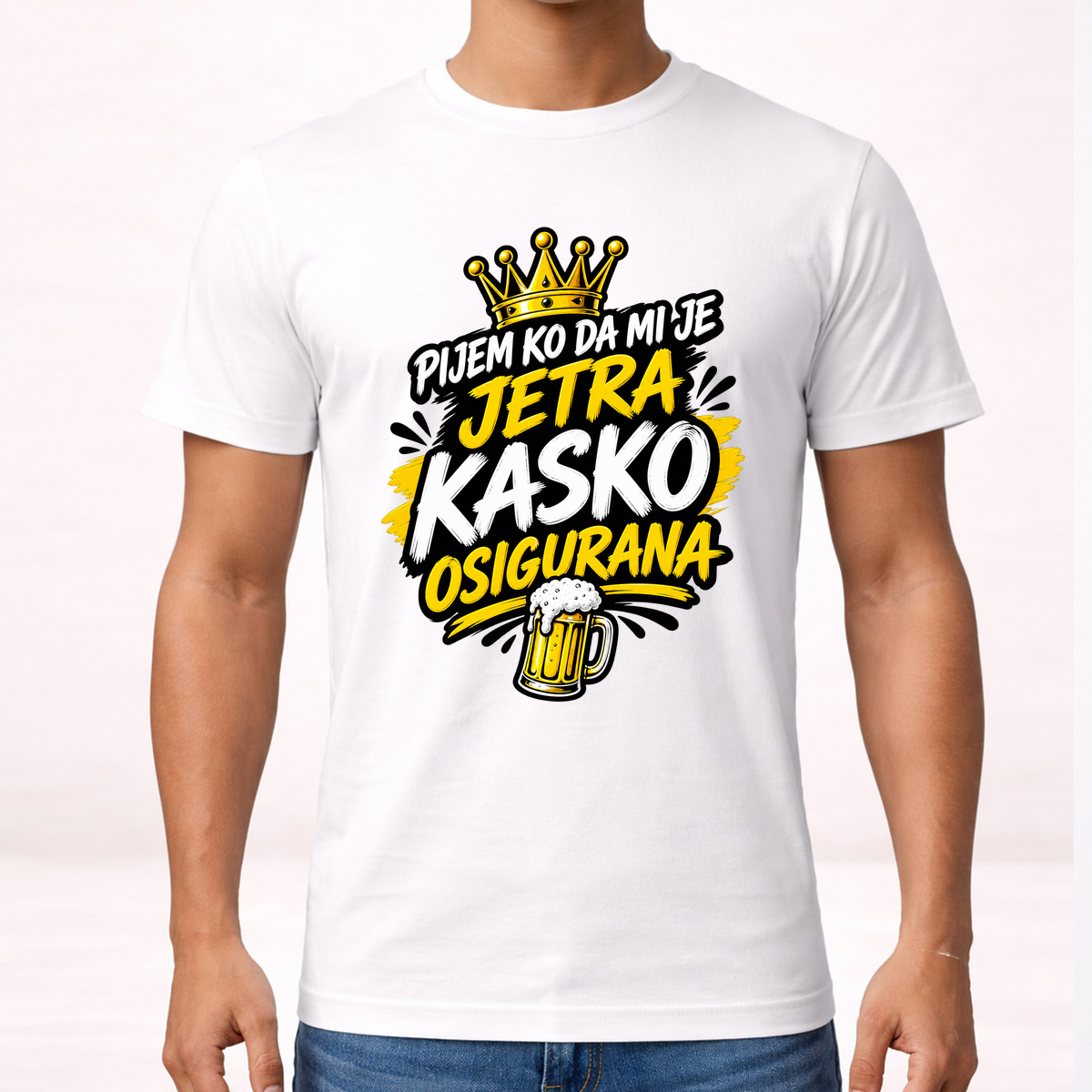 Pijem ko da mi je jetra kasko osigurana 2 - Majica – prikaz proizvoda