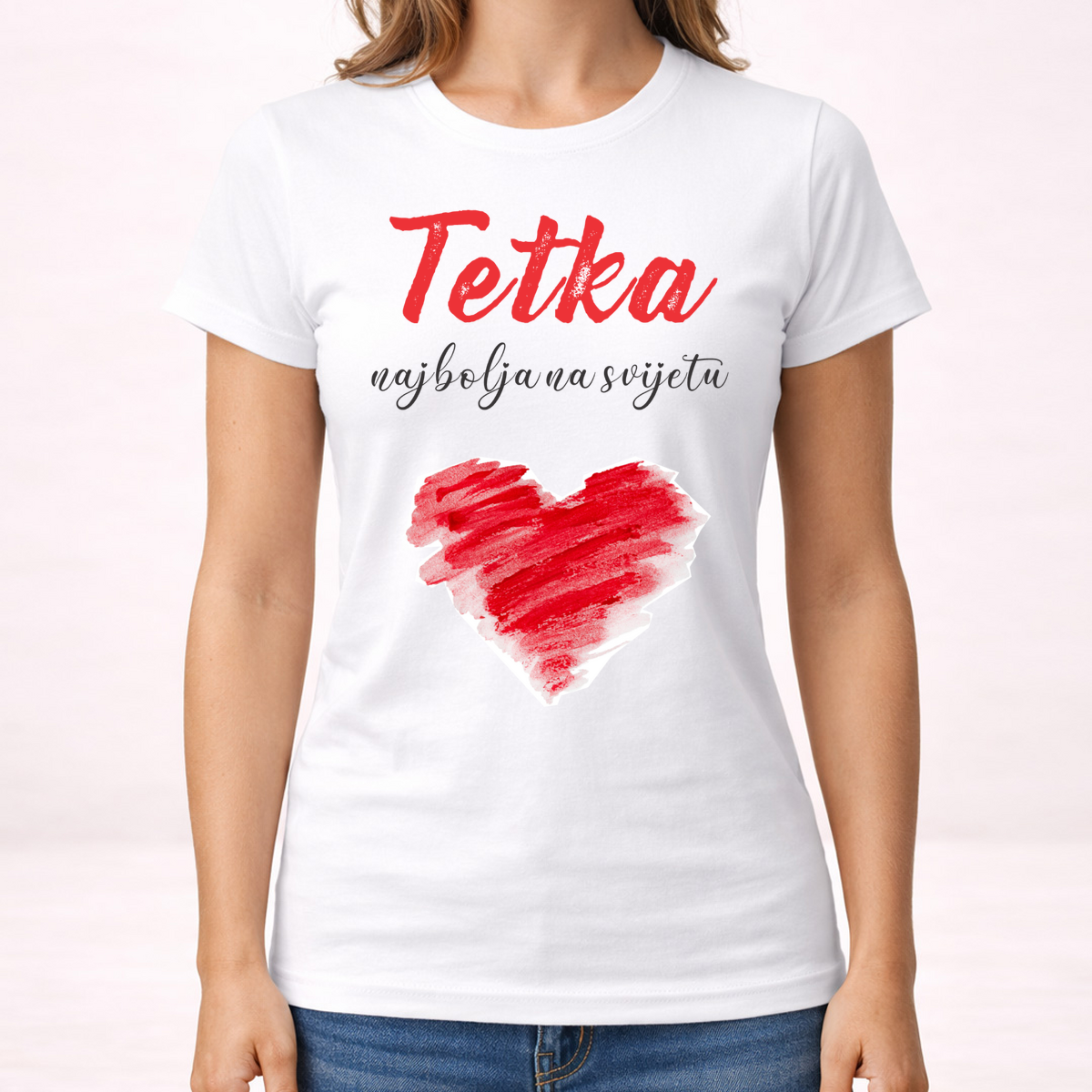 Tetka najbolja na svijetu 3 - Majica - Ženska – prikaz izdelka