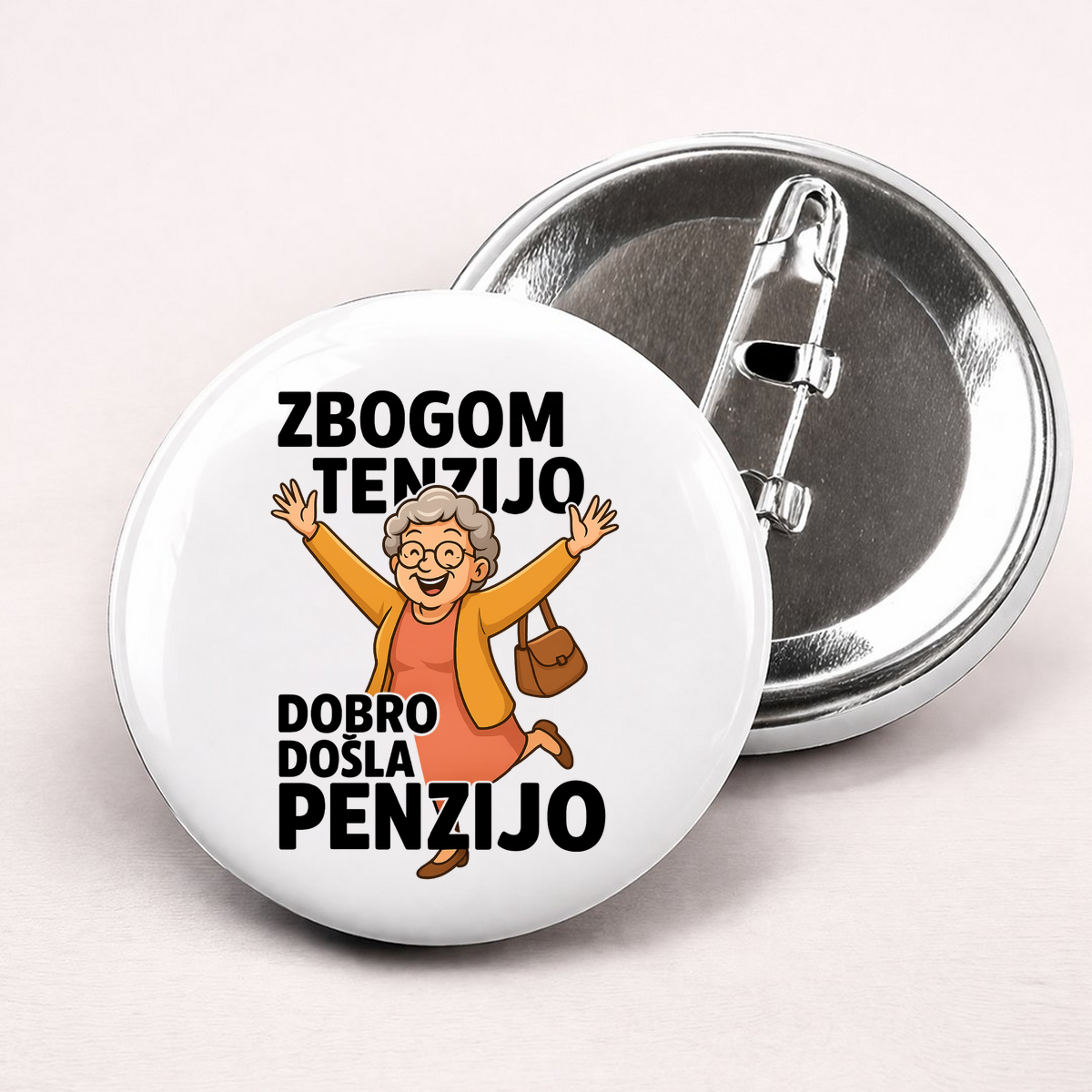Zbogom tenzijo dobro došla penzijo 2 - Bedževi – prikaz proizvoda